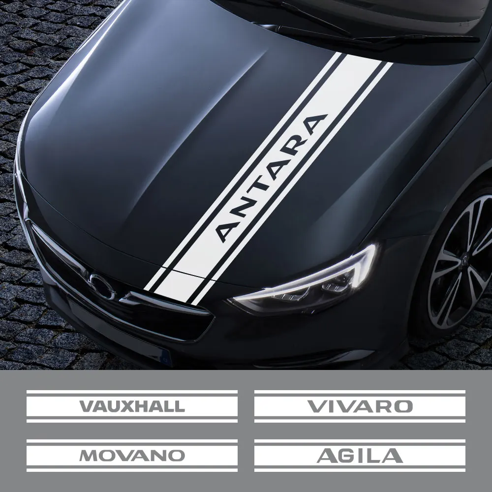 Виниловая пленка на крышку автомобильного двигателя наклейки для Vauxhall Agila Antara