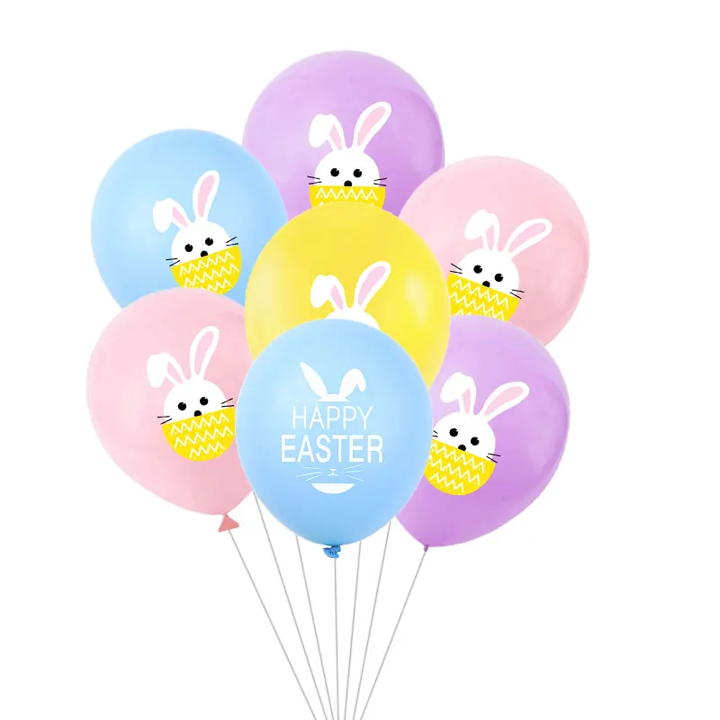 10 шт. милый воздушный шар с мультяшным Кроликом пасхальными персонажами