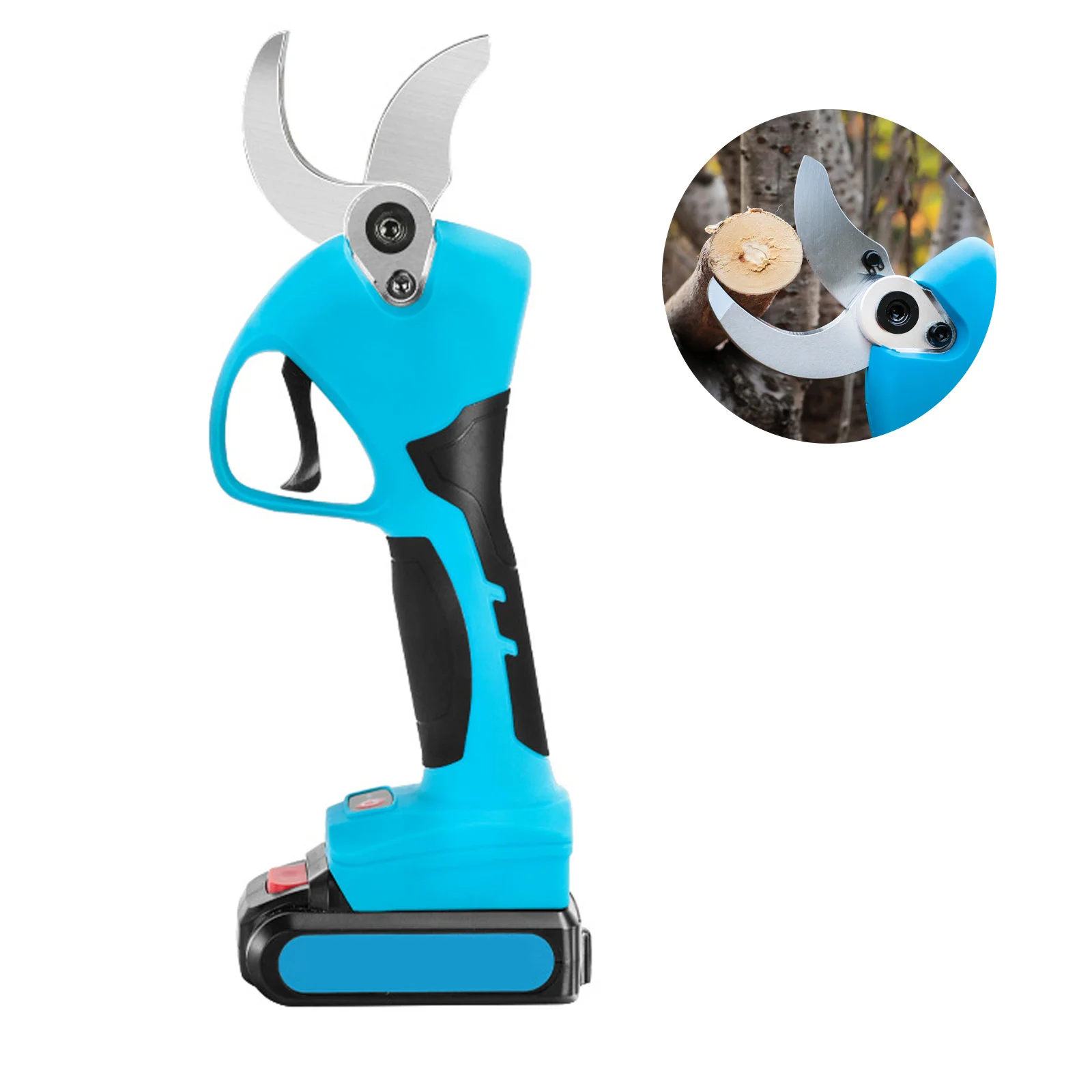 

Электрические ножницы для обрезки, перезаряжаемый мощный секатор с регулируемым диаметром резки, электрические ножницы для ветвей с литие...