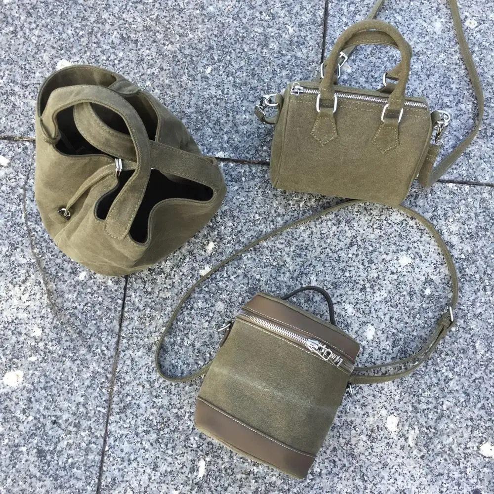 Модные мужские и женские круглые вещевой мешок армейские сапоги толстая