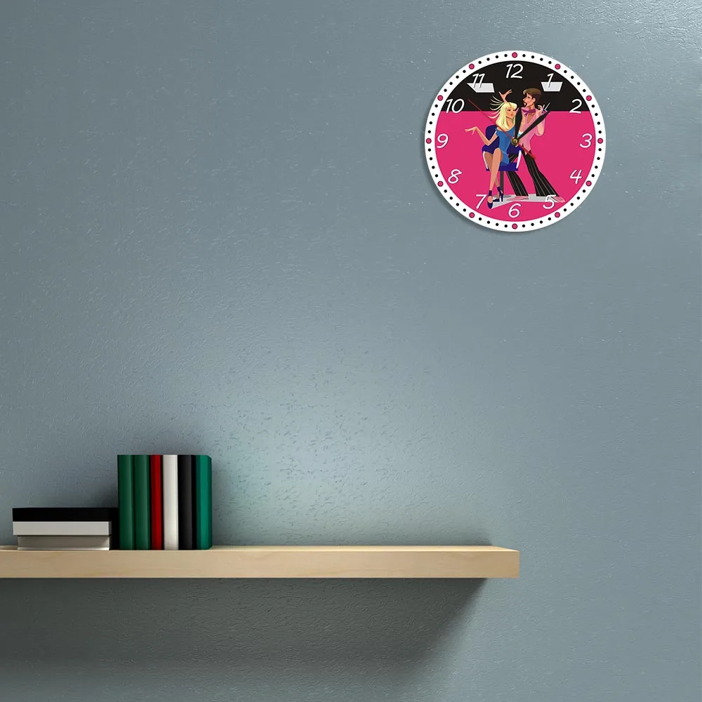 Парикмахерская Салон красоты персонализированные печатные настенные часы