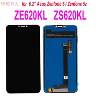 original lcd for 6 2 asus zenfone 5 2018 gamme ze620kl lcd display screentouch panel digitizer for zenfone 5z zs620kl x00qd