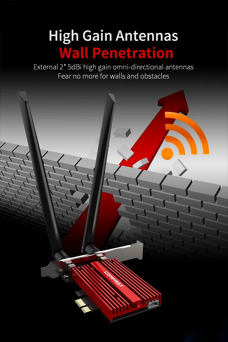 Двухдиапазонный 3000 Мбит/с Wi-Fi 6 Intel AX200 PRO PCIE-X1 беспроводной адаптер 2 4 г/5G сетевая