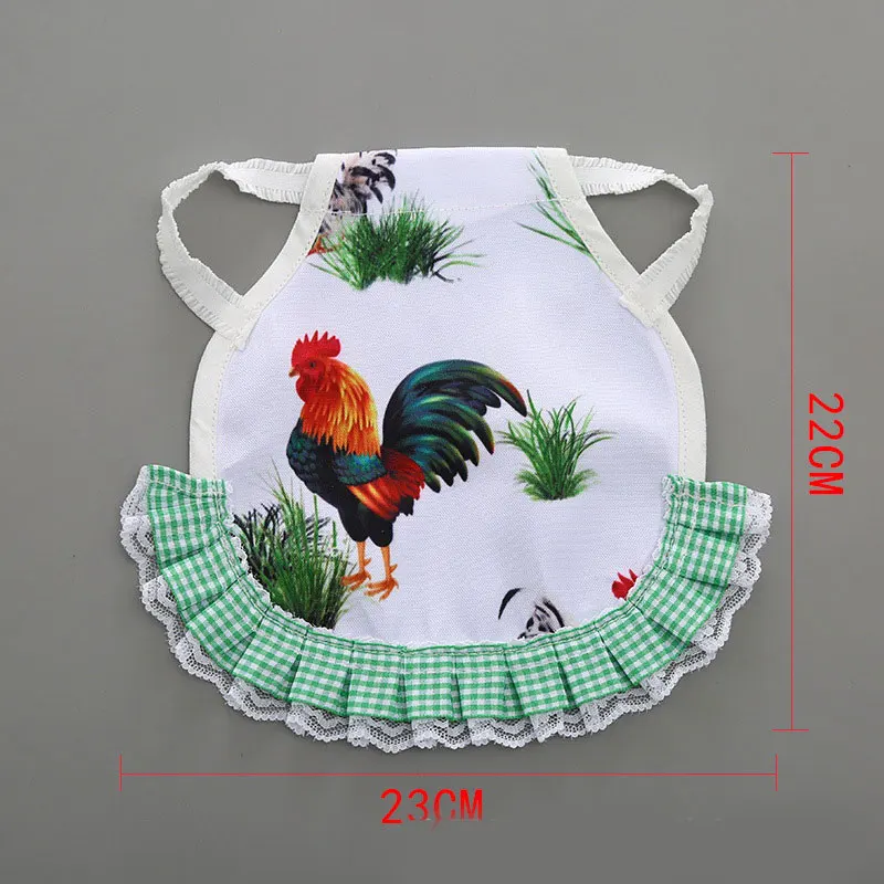 

Adjustable Chicken Apron Poultry Hen Saddle Single Strap Pet Clothes Hen Aprons Back Feather Protection Retainer Pet Protector