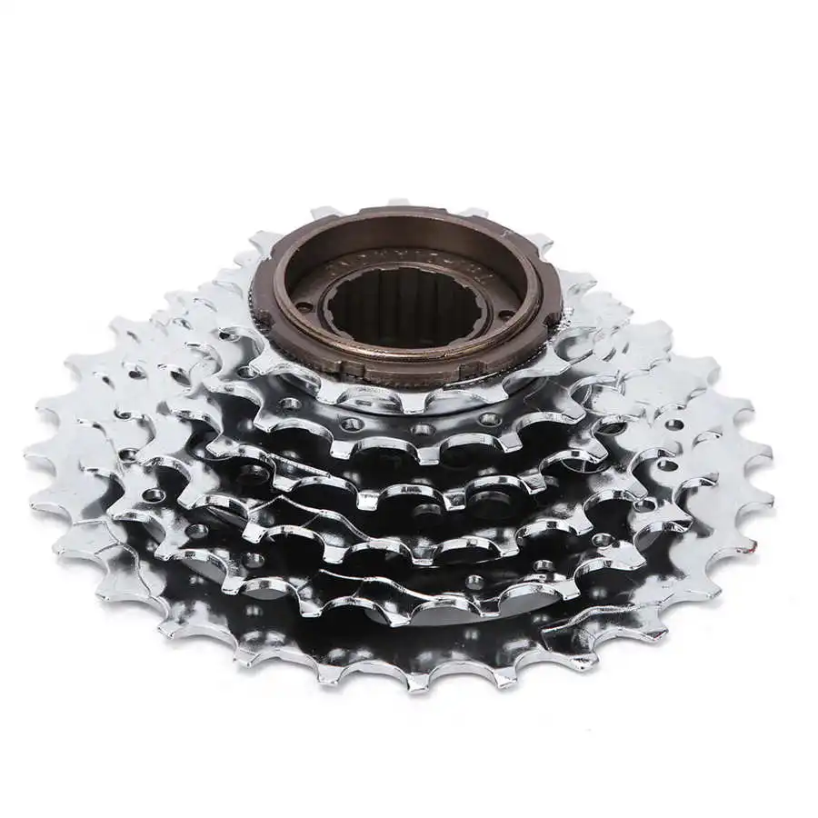 Задний велосипедный переключатель с фрикционом хромированный с заменяемым свободным вращением для запчастей горных велосипедов скоростей 6-10.