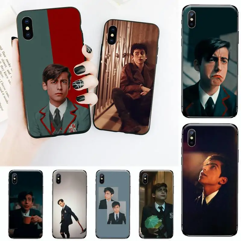 

Umbrella Academy Five Aidan Gallagher Phone Case for iPhone 11 12 mini pro XS MAX 8 7 6 6S Plus X 5S SE 2020 XR