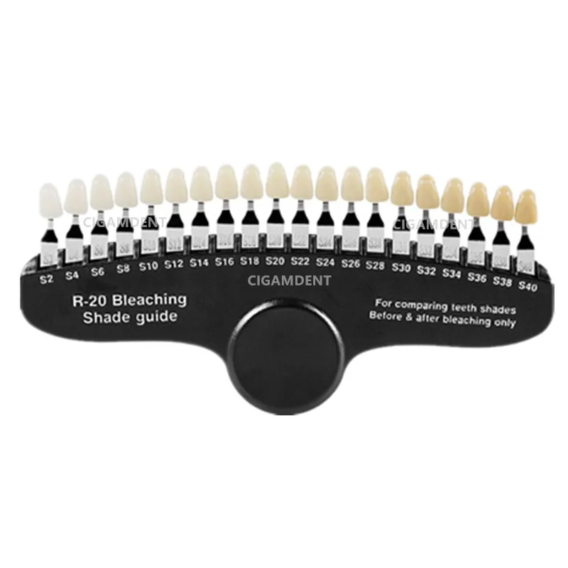 Dental Instruments Teeth Bleach Shade Guide 3D Color Plate Porcelain Material Whitening 16/20/27 VITA VITAPAN | Красота и здоровье