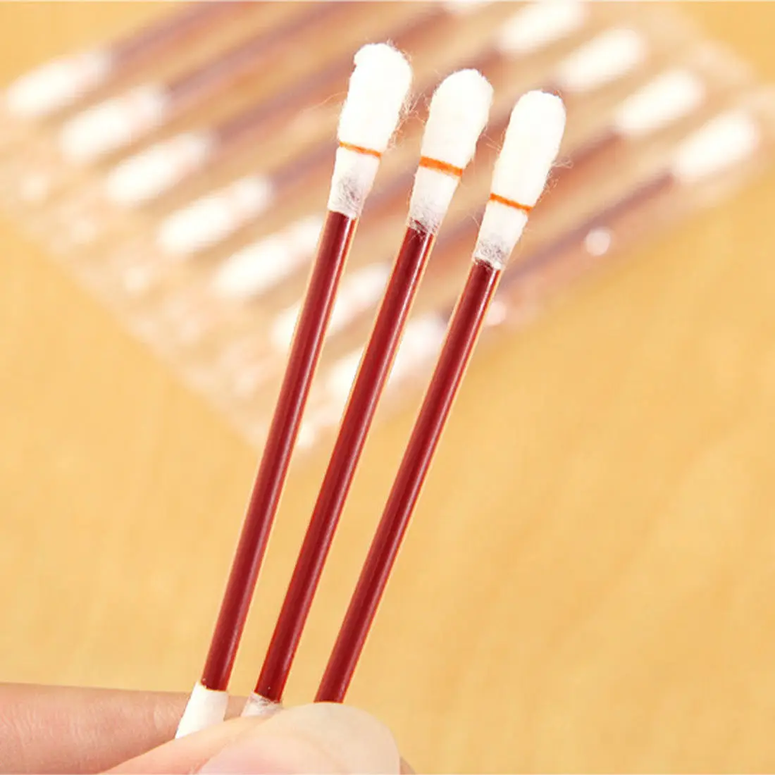 

20/40/100Pcs Disposable Medical Iodine Cotton Stick Double Head Swab Home Disinfection Emergency Wound Treatment Aid Kit
