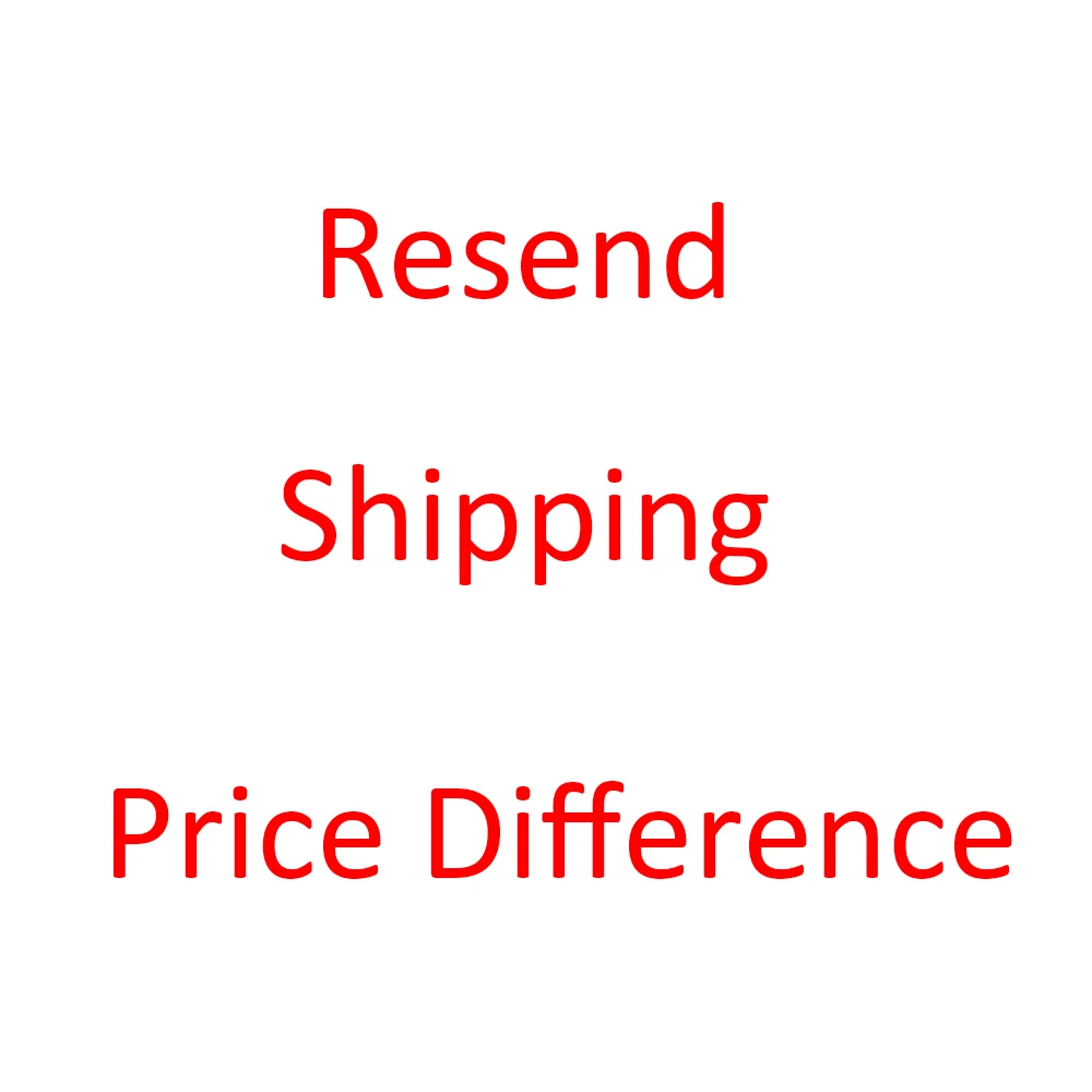 

Resend/Shipping/Price Difference