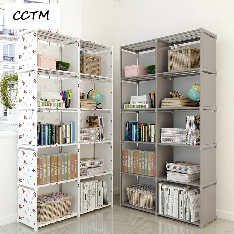 

Simple Bookshelf Storage Locker Economical Floor Shelves Student Dormitory DIY Shelf Combination Bedroom Room Storage Bookcase