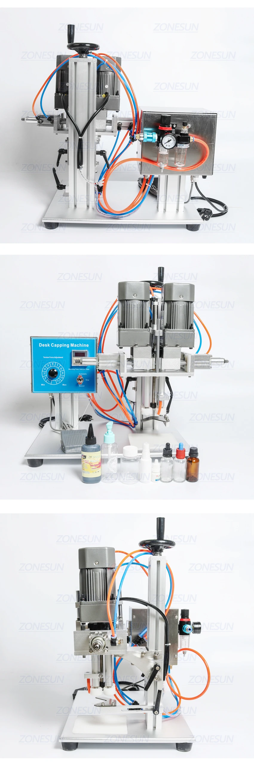 ZONESUN E-juice E-liquid Настольный Trigge cap per Twist уплотнительная пластиковая стеклянная капельница носик мешок крышка бутылки пинг машина