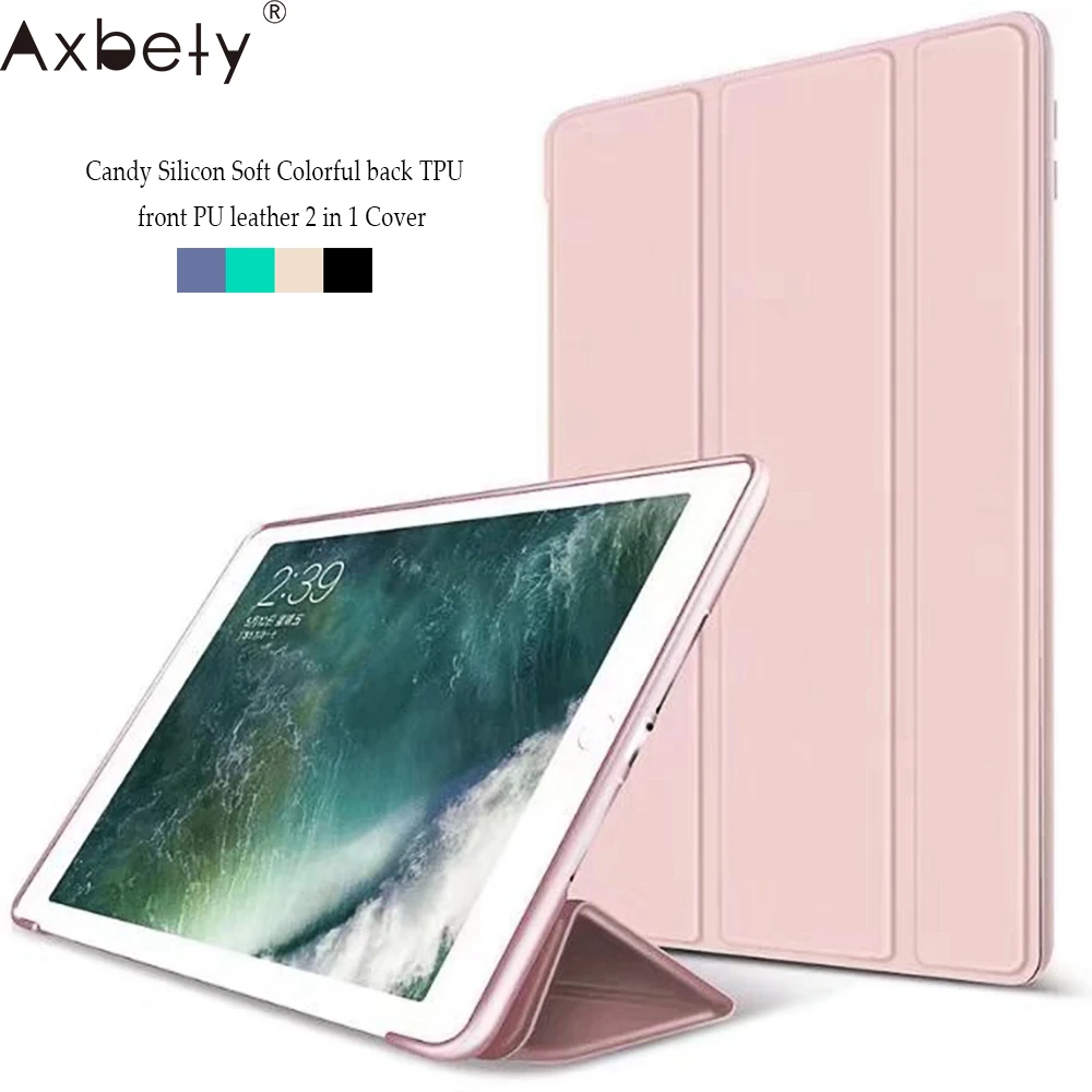 Чехол для Apple iPad 9 7 2017 мягкий яркий силиконовый чехол 2 в 1 из ТПУ и ПУ кожи ipad