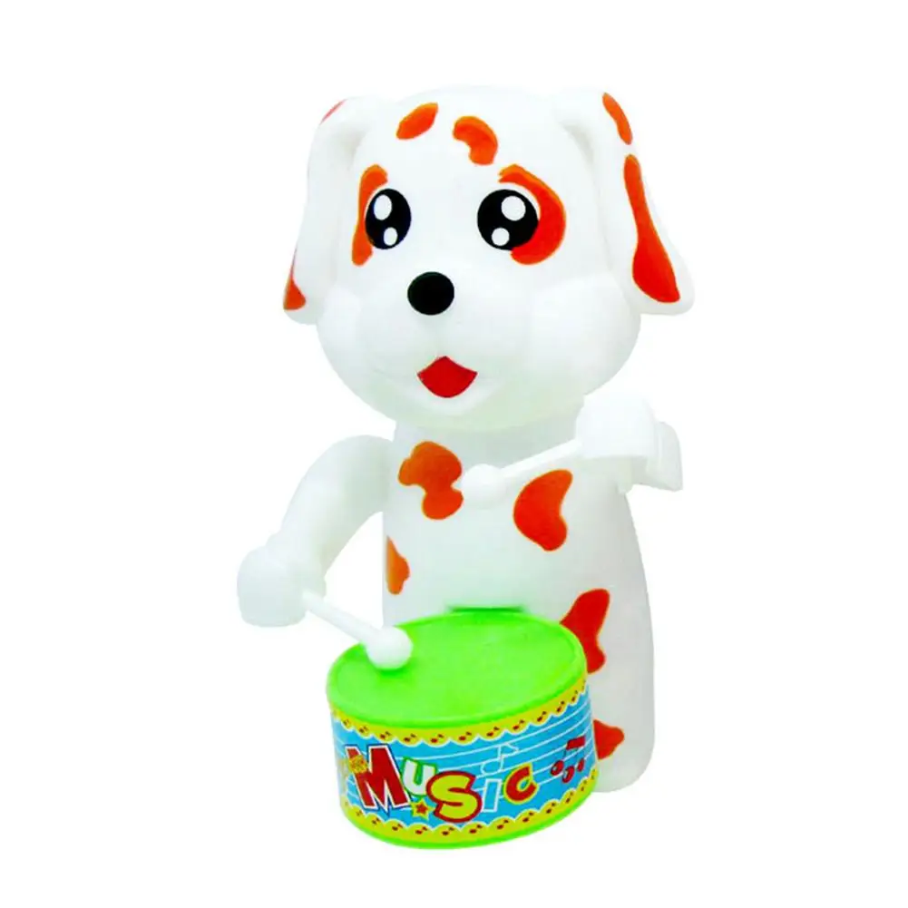 

Cute Dog Drumming Toys Clockwork Wind Up Developmental Educational Toy Gift