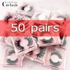 Накладные ресницы Colash Custom box, натуральные 100% Толстые Накладные ресницы ручной работы, норковые ресницы квадратной формы, 50 коробок