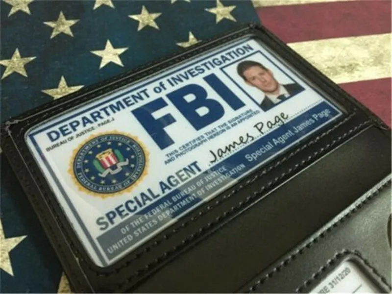 Сверхъестественные FBI Дин Сэм Винчестер металлический держатель карточек ID карты бумажник Хэллоуин косплей реквизит аксессуары рождественские подарки