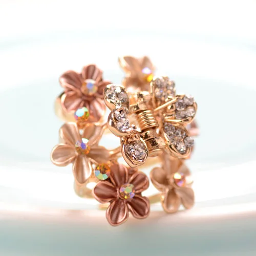 Заколка для волос в стиле ретро с изображением цветов|fashion hair jewelry|hair jewelryrhinestone clips