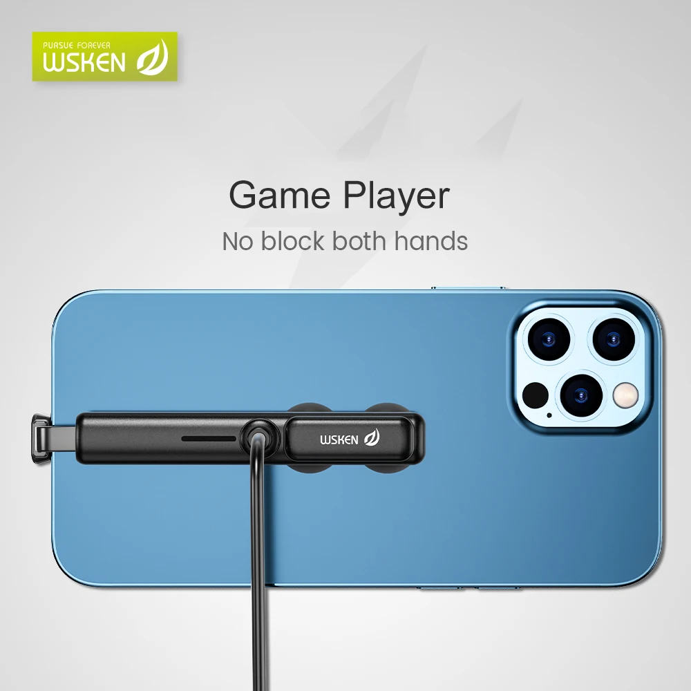 

WSKEN USB Type C Phone Game Charging Cable For Samsung S21 S20 S10 Plus Hauwei Xiaomi Redmi VIVO OPPO USB C Cable Charger Wire