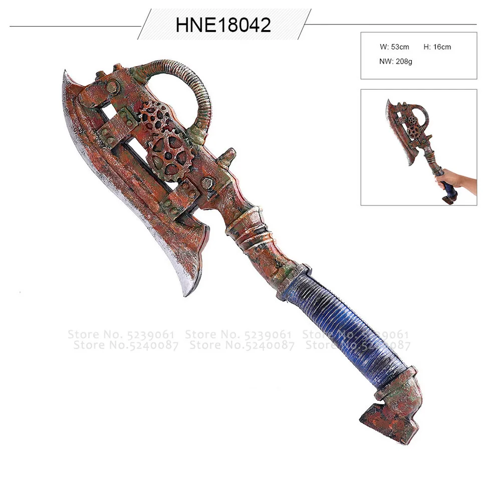 Маскарадное оружие на Хэллоуин пиратский реквизит для косплея Тора молота