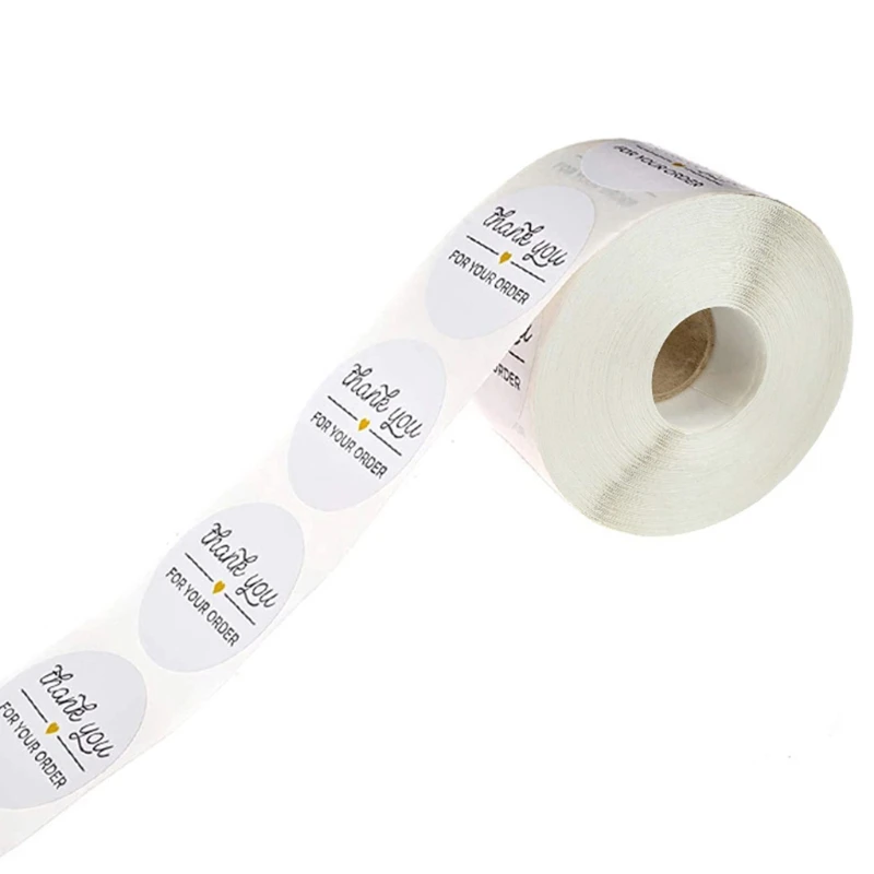 500 шт./рулон надписи Спасибо за заказ|Канцелярские наклейки| |