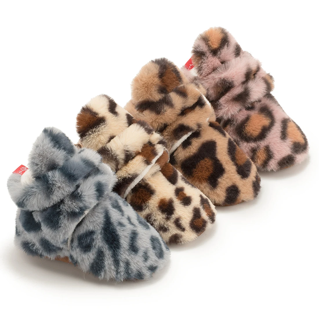 

0-18M Baby Socks Winter Baby Boy Girl Booties Fluff Soft Toddler Shoes First Walker Anti-slip Warm Newborn Infant Shoes Moccasin