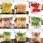 Мини-шпажки одноразовые из бамбука, 6-100 шт.
