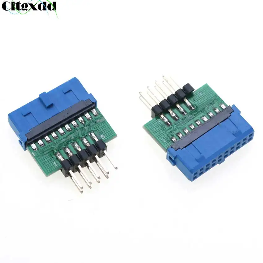 

2 шт., адаптер-переходник Cltgxdd с USB 2,0 «папа» на USB 3,0 «мама»