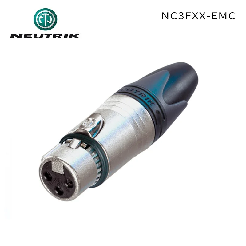 Conector de Cabo Magnética com Placa de Circuito Neutrik Pólo Fêmea Emc-xlr Anti-interferência Nc3fxx-emc 3