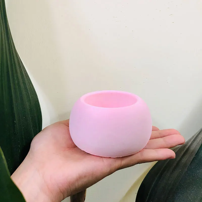 Форма силиконовая для бетона форма алмазного горшка круглая дизайнерские формы