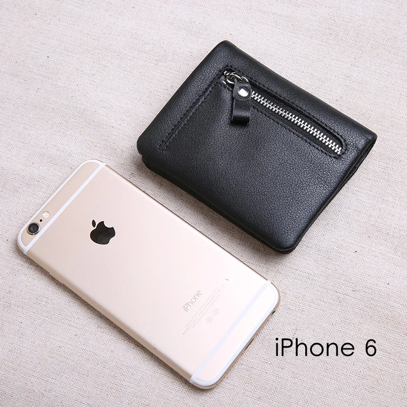 Мини кошелек AETOO для женщин и мужчин кожаный ультратонкий вертикальный бумажник