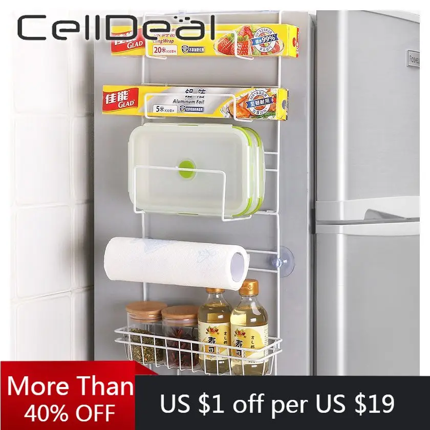 Многослойная зеркальная боковая полка зеркальный Многофункциональный кухонный