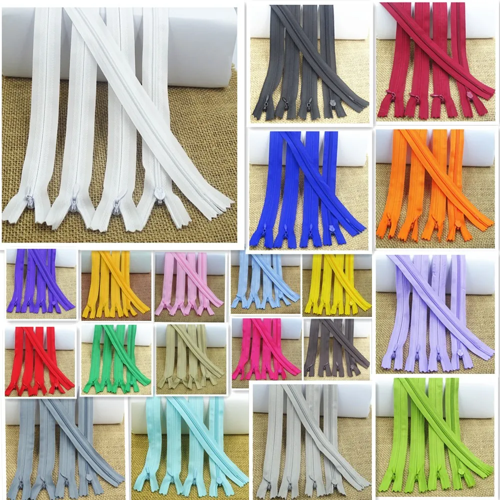 10Pcs 3# Lnvisible Zipper 50Cm (20 Inches) Tailor Sewing Process Multi Color Optional | Дом и сад
