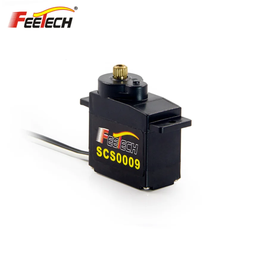4 шт. Feetech SCS009 2 5 кг Micro Servo 9g c металлическими Шестерни для радиоуправляемого