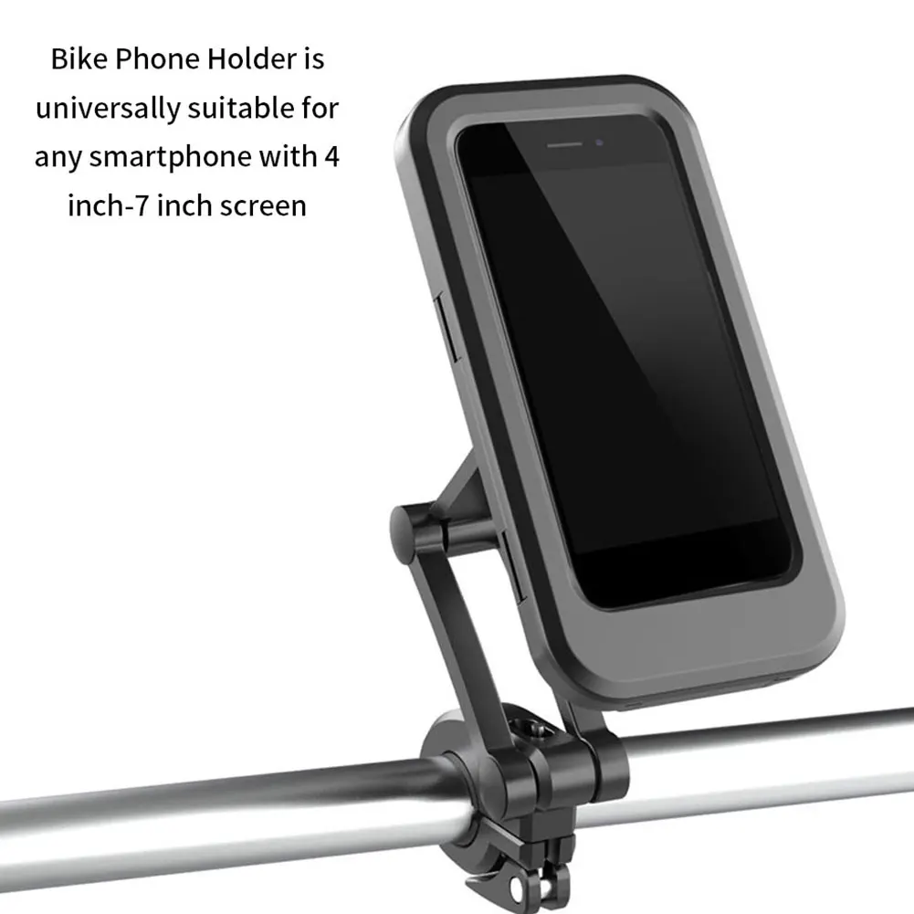 

Adjustable Waterproof Bicycle Phone Holder Universal Bike Motorcycle Handlebar Cell Phone Support Mount Bracket For Iphone