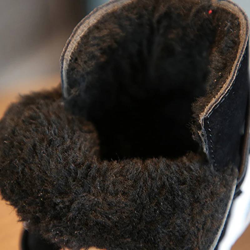 Детские ботинки для девочек теплая плюшевая зимняя обувь зимние мальчиков новые