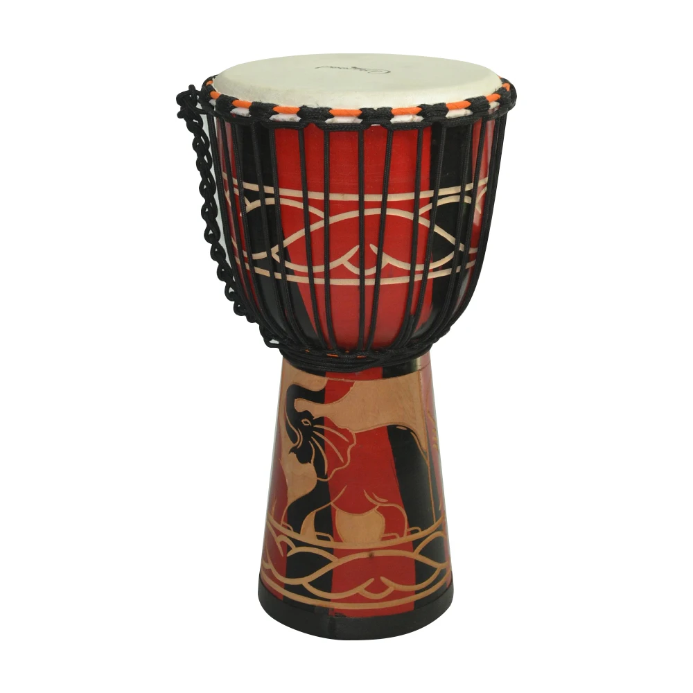 8/10/12 дюймов деревянный Африканский барабан Djembe Bongo Конго ручной перкуссионный