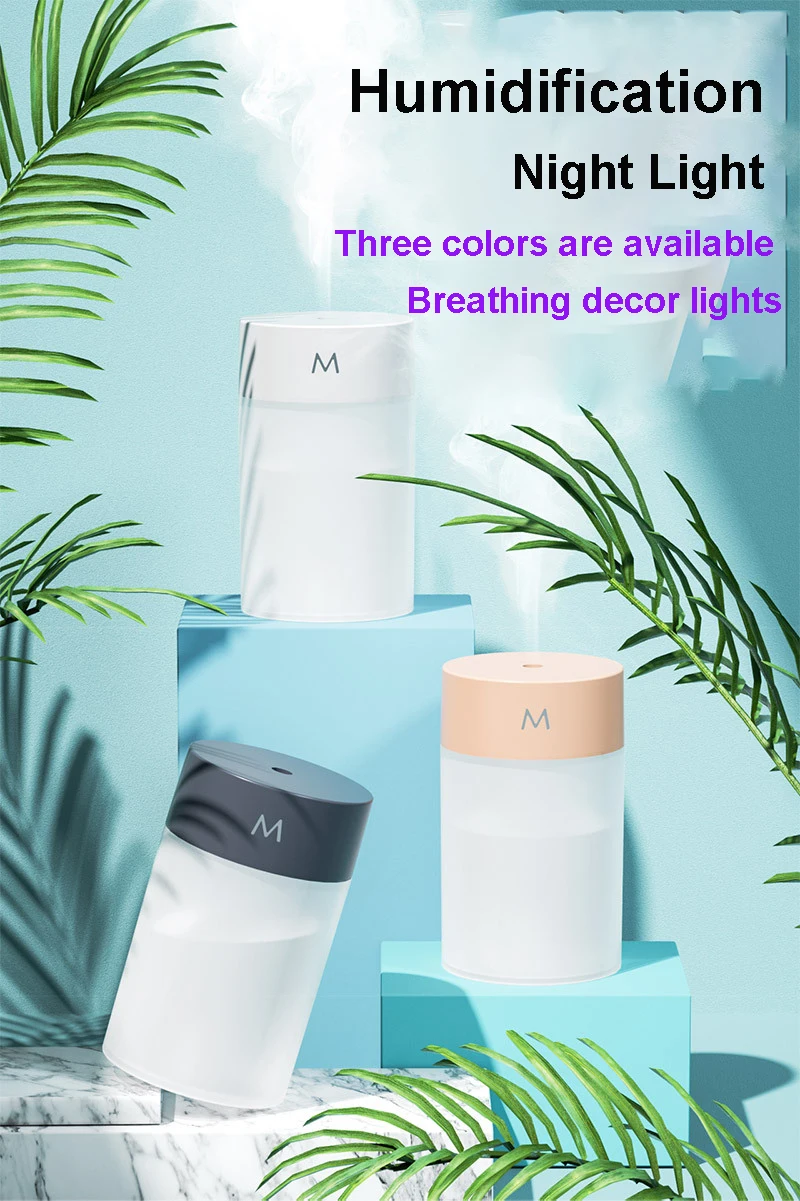 Настольные увлажнители воздуха ароматические лампы портативный светодиодный