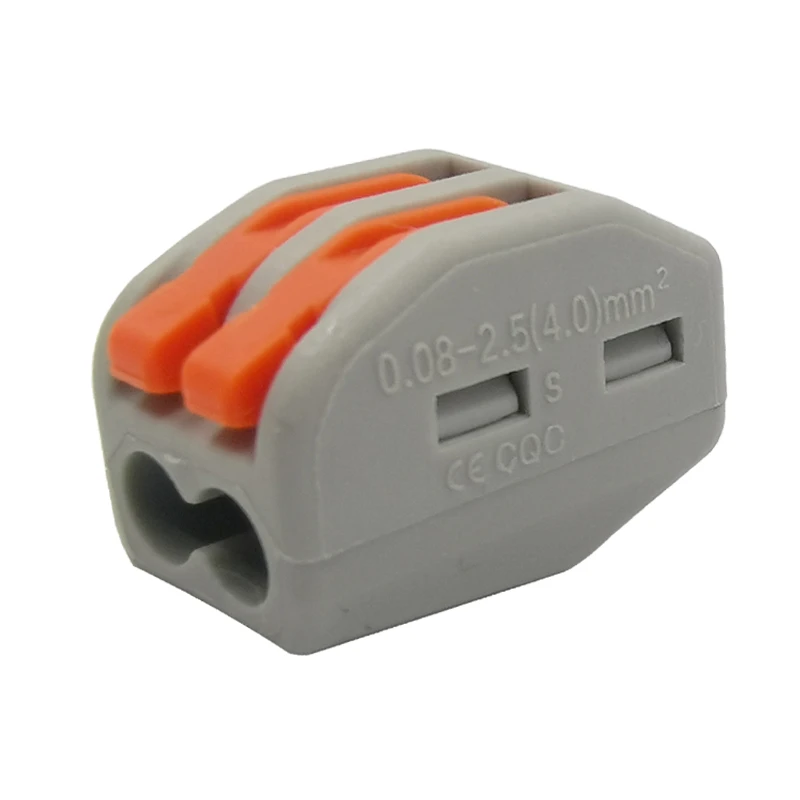 

Mini Fast Universal Wiring Wire Connector Set Conductor Terminal Block Solar Cable Connector Energy Easy Quick50/100 Pieces
