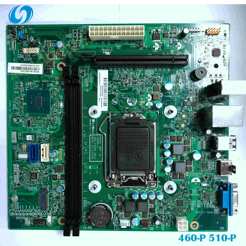 

100% рабочая настольная материнская плата для HP 460-P 510-P 844848-601 844848-001 15080-1 системная плата полностью протестирована