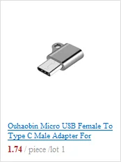 Ouhaobin type-C гнездовой разъем для Micro USB 2,0 конвертер адаптер для передачи данных обеспечивает сверхскоростную зарядку и передачу преобразователя