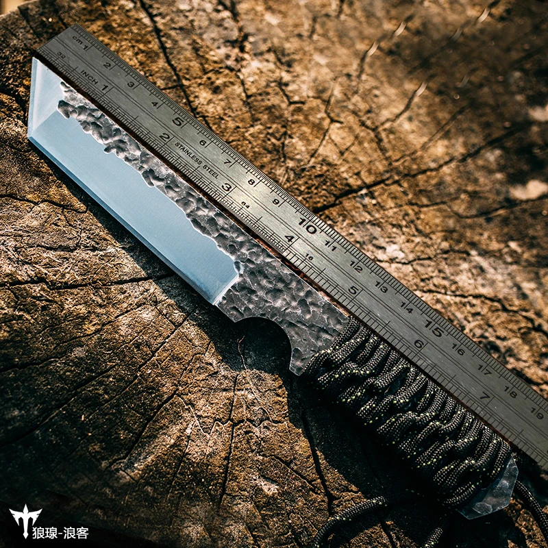 

High hardness Straight Tactical Knife Non-foldable Outdoor Cutter Pocket Stainless Steel Survival Camping Multifunctional Knives