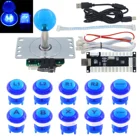 SJ @ JX аркадная игра светодиодный DIY Kit контроллер Cherry MX микропереключатель кнопка светильник джойстик для ПК MAME Raspberry Pi в ретро-стиле