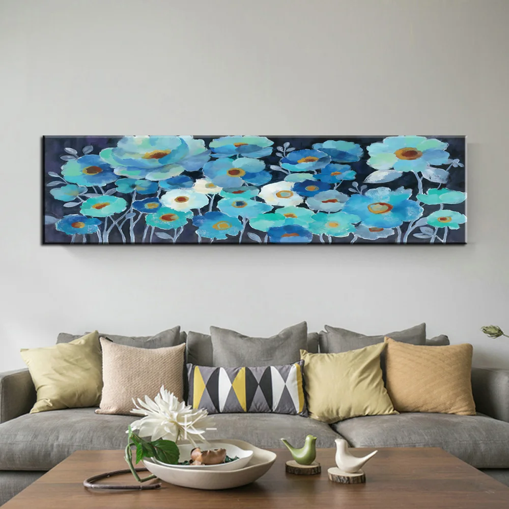 Картины на холсте в китайском стиле с цветами искусство стену картина для