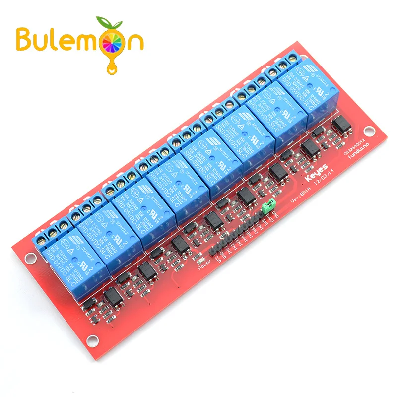 8 Channel 5V Relay Module with Optocoupler Support High and Low Level Trigger|relay module|channel 5v relay modulerelay |