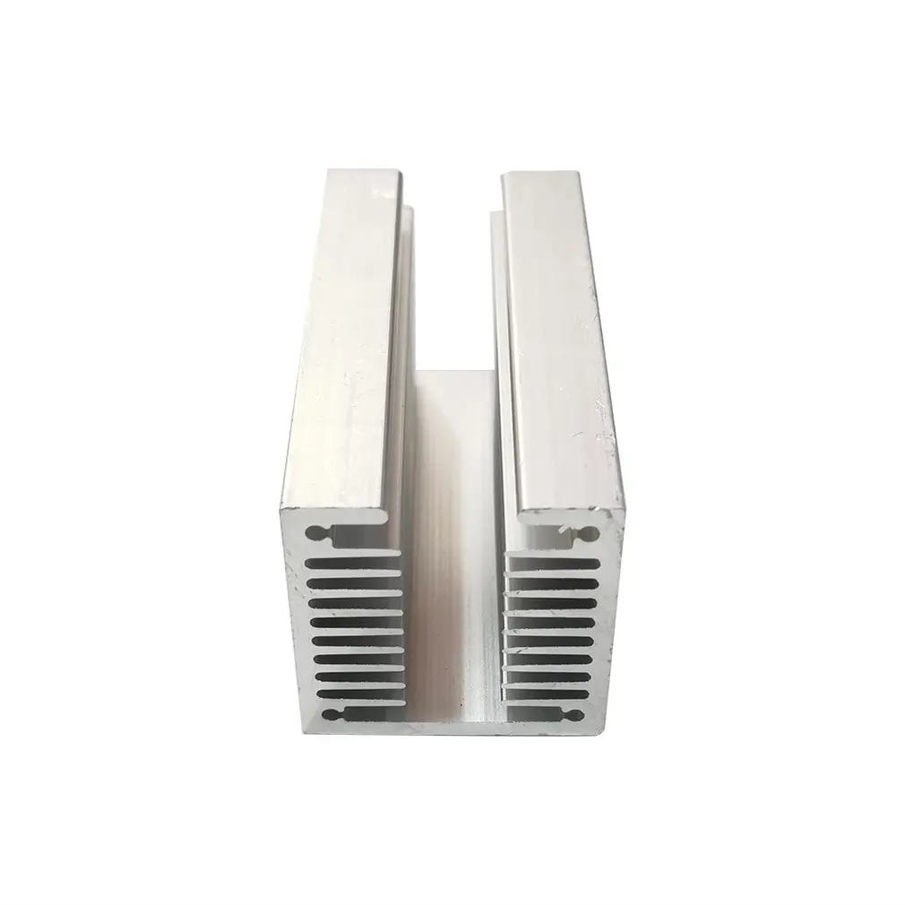 

1pcs Aluminum heatsink LED heatsink 40x40-100mm heat sink Aluminum profiles Aluminum color Chassis radiator