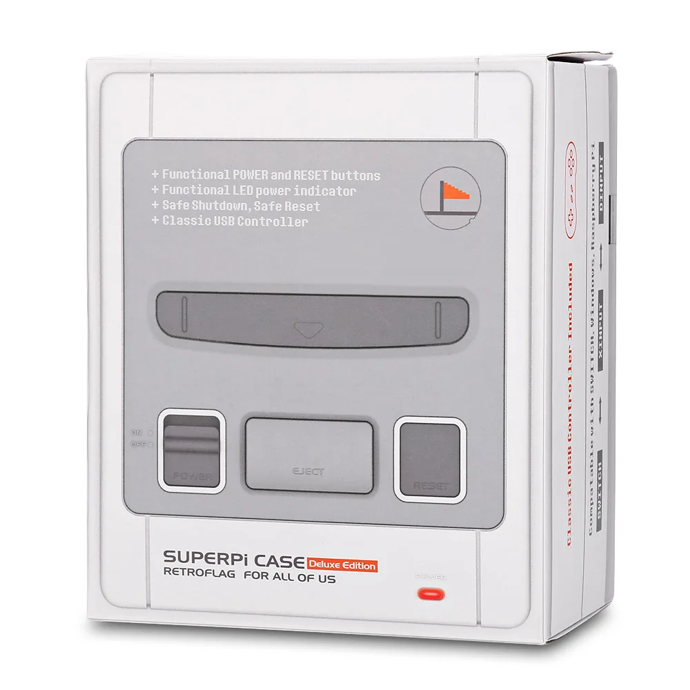 В наличии! Оригинальный чехол SUPERPi Retroflag J NESPi с дополнительным игровым