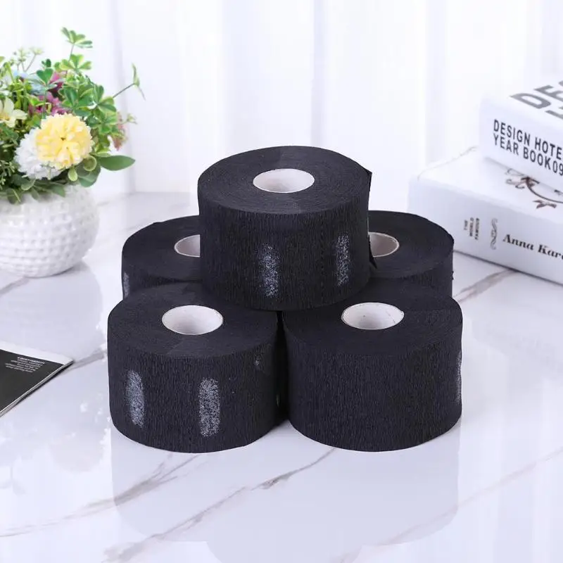 

5 Rolls Necks Cover Ruffle Roll Paper Professional Hair Cutting Salon Tool