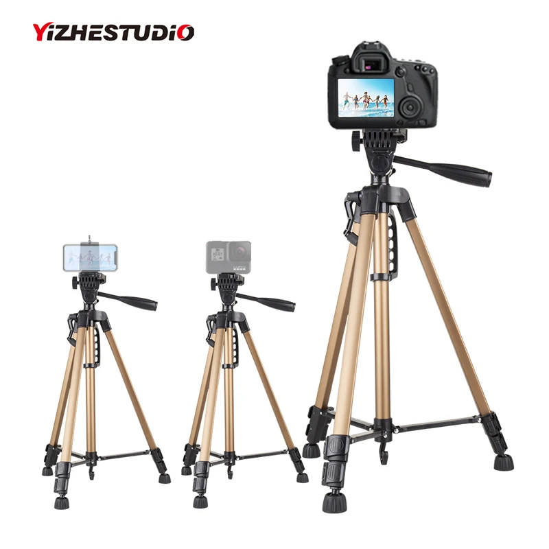 Профессиональный штатив Yizhestudio Алюминиевая Подставка для камеры 50 140 см