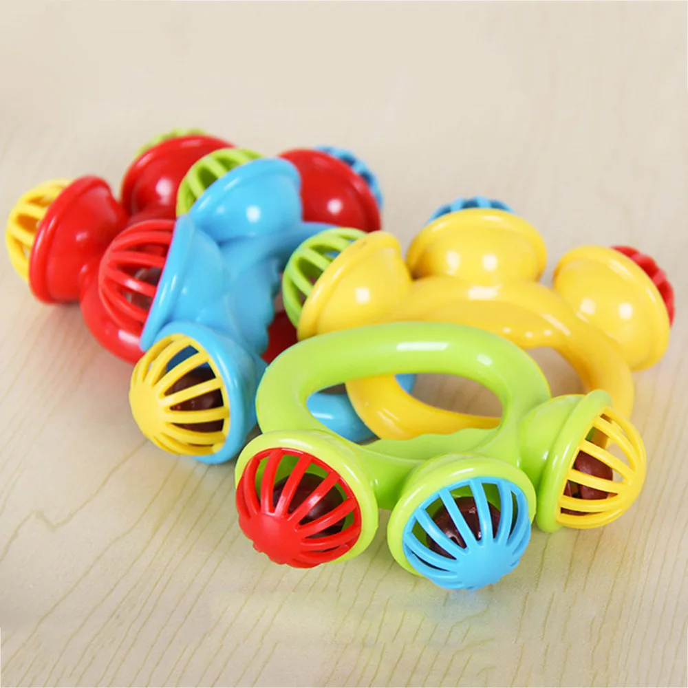 Детские игрушки Мультяшные детские погремушки колокольчики для младенцев