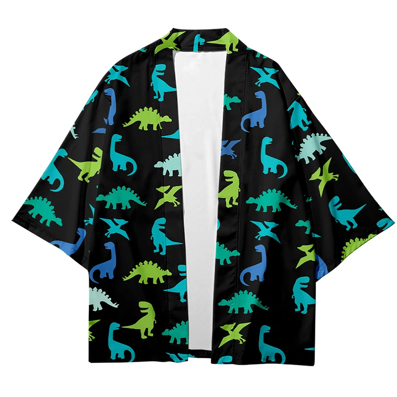

Good Quality Vintage Kimono Men/Women 2020 Harajuku Three Quarter Sleeve Japanese Style Blouse Harajuku Streetwear Clothes