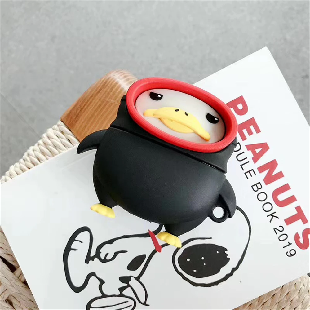 Чехол для наушников Airpods Pro чехол дайвинга с изображением утки аниме Apple Air Pods 1/2